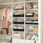 GRANNY SAYS Closet Organizer Bins, Trapezoid Storage Bin, Storage Baskets for Shelves, Collapsible Clothes Organizers and Sto