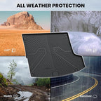 LASFIT Trunk Mat for Acura RDX 2019-2026, All Weather TPE Cargo Mats Custom Fit 2025 RDX Cargo Liner & Rear Trunk Liner, Black, Easy to Clean