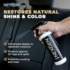 Nexgen Car Leather Conditioner - Quick Spray Interior Conditioner and Leather Restorer - Gentle Liquid Formula, Multi-Purpose
