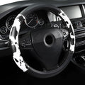 Cow Print Steering Wheel Cover, Universal 15 Inch Cute Steering Wheel Cover for Women, Breathable Anti-Slip Car Steering Whee