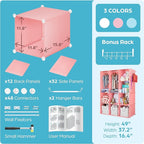 CUBEDIY Baby Closet Organizer for Nursery - Durable Baby Wardrobe Armoire for Closet - Customizable Dresser Shelves - Waterpr