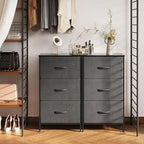 AODK Dresser for Bedroom Nightstand Small Dressers Chest of Drawers End Table for Living Room, Closet Dresser with 3 Storage 