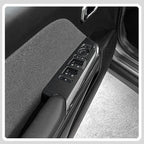 Window Control Panel Cover,for Kia K4 2024 2025 2026, Door Panel Cover,Power Windows Trim - Carbon Fiber Protective Accessories