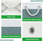 Bidtakay Large Storage Baskets for Shelves 3 Pack Fabric Storage Bins for Organizing Linen Collapsible Organizer for Closet-D