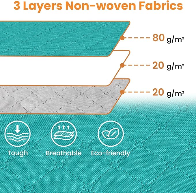 Fab totes 24 Gallons Clothes Storage, Foldable Thick Fabric Blanket Storage Bags, Containers for Organizing Bedroom, Closet, 
