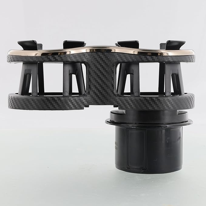 Armor All Cupholder 2 in 1 Expander, Turn 1 Cupholder to 2, Dual Drink Holder Expander with Adjustable Expandable Base to Fit