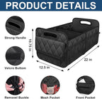 Deosk Car Trunk Organizer for SUV, Car Organizers and Storage with 6 Pocket, Car Accessories for Women/Men 50LWaterproof