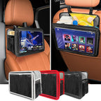 Car Seat Back Organizer Tablet Holder, Vehicle Front Seat, Personal Travel Storage Bag For Adults & Kids Car Accessories Interior & Travel Essentials(Black)