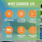 Boat Polishing Compound Gelcoat Restorer, Fiberglass Polish for Boats, Rubbing and Oxidation Remover, Faded Shiny Marine Gel Coat