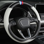 Customized Auto Car Steering Wheel Cover for X1 X2 X3 X4 X5 X6 X7 i3 i4 i5 i8 535i 740Li 335i M3 M4 M5 Z1 Z3 Z4 Z5 (Gray)