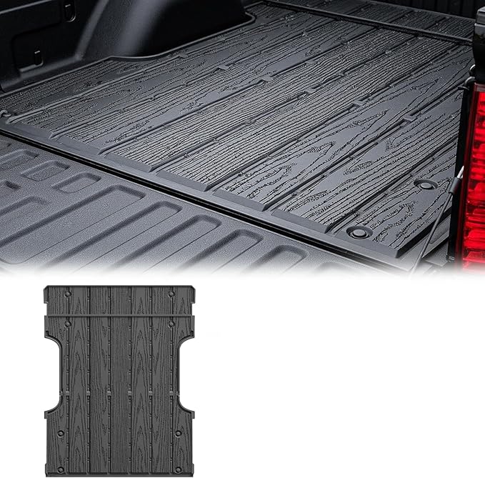 3W Truck Bed Mat for Toyota Tundra 2022-2026, Heavy Duty Tundra Accessories TPE Truck Bed Liner, All Weather Pickup Truck Bed Protection(Fit 6.5FT/6.5'Bed Mat)