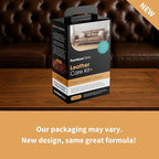 Furniture Clinic Large Leather Care Kit | Leather Cleaner + Conditioning Protection Cream for Furniture | Two 17oz Bottles + 