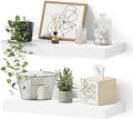 Vivelove 16 inch Floating Shelves for Wall, Bathroom Shelves Over Toilet, Wall Shelf for Bedroom, Living Room, Kitchen, Offic