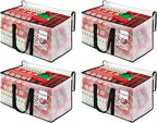 BlissTotes Clear Moving Bags Heavy Duty, 93L Extra Large Storage Bags with Zipper & Reinforced Handles, Waterproof PP Moving 