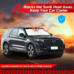 ARISMOTOR Windshield Sun Shade for Ford Explorer 2020-2025 2026, Custom Fit Foldable Front Window Sunshade Sun Visor Protector, Block UV Rays Keep Your Car Cooler