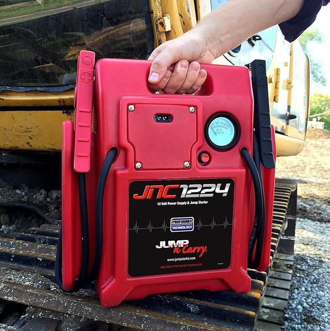 Clore Automotive Jump-N-Carry JNC1224 3400/1700 Peak Amp 12/24V Jump Starter
