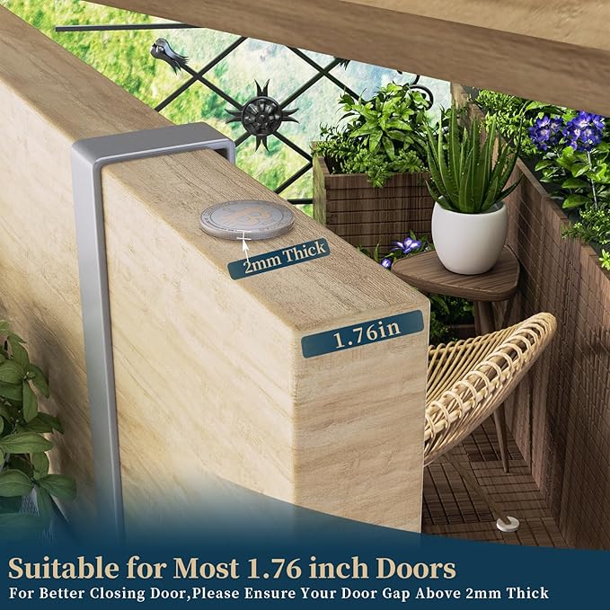 Consumest Over The Door Hooks Organizer - Extra Long Door Hanger with 9 Coat Hooks & 2 Mesh Basket, Back Storage Organizer Ha