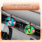 Jesus Loves You Car Air Freshener with 6-Color Auto Light Up & 4 Scented Pads – Light Fragrance, Decorative Auto Accessories,