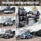 Truck Gun Rack（Set of 2）, Seat Back Gun Rack with Adjustable Straps, 600D Oxford Cloth, Universal Rifle Holder, PVC Coated, Secure Storage Pockets for Hunting Gear, Easy to Install Vehicle Gun Rack