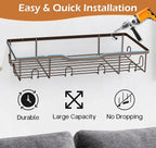 KEETDY Metal Hat Racks for Wall Baseball Cap Organizer Fit 48 Caps Holder, 2 Packs Sturdy Wall Mounted Hat Storage Organizer,