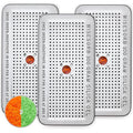 100 Gram 3 Pack Indicating Silica Gel Canister, Gun Safe Dehumidifier (Orange to Green), Reusable Desiccant Canister