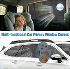 Car Window Shades for 2021-2024 Outback - Rear Side Window Sun Shade for Baby, Breathable Mesh Car Privacy Window Covers, UV Protection & Heat Insulation for Road Trips, Napping, Camping