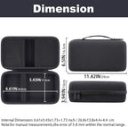 khanka Stroage Case for HALO Bolt Ultimate 2.0/HALO Bolt Air +1750 Portable Car Battery Jump Starter,Case Only (Black)