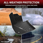 LASFIT Floor Mats & Cargo Mat for 2023 2024 2025 2026 BMW X1 xDrive28i M35i xDrive, Custom Fit TPE All Weather Waterproof Floor Liners Full Set Car Liners, Black
