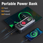 6000A Jump Starter with Air Compressor, Car Battery Jump Starter Portable (10.0 Gas/10.0L Diesel), 150 PSI 12V Car Battery