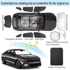 TINGLU Window Shades for Kia K5, GT-Line, GT, Sedan 2021-2026 Accessories Car Side Full Windows Rear Triangular Windshield Sun Shade Sun UV Rays & Privacy Protection for Camping 8PCS