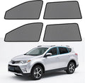 ZATOOTO Car Window Shades for Toyota RAV4 2019-2024, 4 Pack RAV4 Sun Shade Side Window, Breathable Mesh Car Window Screen for Camping Napping Baby UV Protection