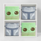 Star Wars The Mandalorian Grogu aka The Child Collapsible Storage Cubes, Set of 2, 10"x10"
