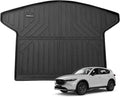 Auxko All Weather Cargo Mat Fit for Mazda CX-5 2025-2017 TPE Rubber Trunk Liner CX5 Accessory All Season Guard Odorless Anti-Slip Black