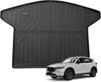 Auxko All Weather Cargo Mat Fit for Mazda CX-5 2025-2017 TPE Rubber Trunk Liner CX5 Accessory All Season Guard Odorless Anti-Slip Black