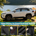 ZATOOTO Car Window Shades Custom Fit for Toyota RAV4 2019-2024 4-Pack Car Window Covers with 100% UV Protection and Total Blackout Privacy Heat Insulation for Family Travel Baby and Pet Safety