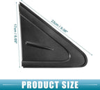Front Right Door Mirror Corner mudguard Triangle Cover Trim No.60117-02370 Rearview Triangle Trim Panel for Toyota Corolla 2019-2021 Plastic Black