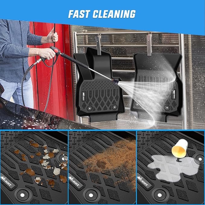 Nilight TPE Floor Mats for BMW X3 2025 2026 All Weather Custom Fit Heavy Duty Floor Liners