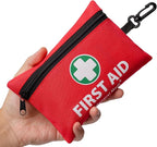 General Medi Mini First Aid Kit, 110 Piece Small First Aid Kit - Includes Emergency Foil Blanket, Scissors for Travel, Home, 