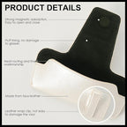 Sunglass Holder for Car Visor, Car Sunglasses Holder Leather, Eyeglasses Holder Glasses Storage Case Visor Accessories