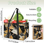 Reusable Grocery Bag Foldable Shopping Tote Bag with Handles Reusable Shopping Bags Large Kitchen Grocery Bags