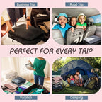 5 Pack Compression Packing Cubes for Travel Space Saving Cubes Luggage Organizer for Suitcase(Morandi,L)