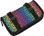 Car Tissue Holder Car Visor Organizer Tissue Box Holder for Car Sun Visor Organizer with Car Vehicle Accessories Essentials Interior for Women Men Rainbow Leopard Print