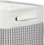 Kntiwiwo Foldable Storage Bin Collapsible Fabric Storage Basket Cube with Durable Handles Closet Organizer Bins for Organizin