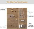 EXCELLENT ELITE SPANKER Tactical Visor Panel Organizer for Pickup F150 Large Molle Vehicle Sun Visor Holder Car Sunshade Storage Pouch