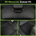 Floor Mats for Ford Edge 2007-2014 & Lincoln MKX 2007-2015, TPE Waterproof Non-Slip All Weather Protection Custom (Floor Mats & Cargo Liner & Backrest Mats)