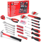 WINNER 175-Piece Multi-Purpose Automotive and Household Tool Kit in Toolbox Storage Case, Perfect for General Home and Auto R