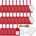 Amylove Bulk Luggage Tags Wedding Favors Adventure Begins Luggage Tags for Guests Travel Tag for Suitcase Bridal Gift 24 Pack