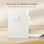 JiaWei A4 Storage File Boxes Document File Folder Vertical File Folders Organizer with Lids Letter Size 9.4×1.5×12.5 Inches A