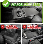 Muslogy Jump Seat Center Console Organizer Compatible with Ford F150 2021-2025 2026 Accessories Underseat Storage Insert Box Console Armrest Divider(Jump Seat ONLY) - 2PCS, Upper & Lower