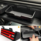 Sunglass Holder Card Storage Box for Ford Bronco 2021 2022 2023 2024 2025 2026 2 Door 4 Door Sunglasses Glasses Holder Sunglasses Mount Sun Visor Organizer Interior Accessories